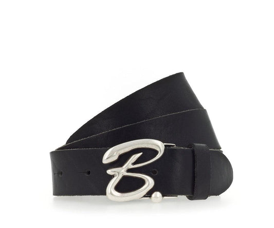 B.BELT VOLLLEDERGÜRTEL BREA SCHWARZ 0790 MZ#00031 - Mode-Zauber