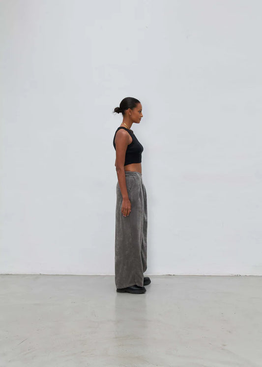 Damen Hose Patrice von Qoutryght in Grau MZ#00621 Mode-Zauber