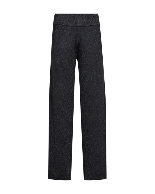 HOSE DAMEN FQANILUX VON FREE/QUENT GRAUER NADELSTREIFEN MIT GUNMETAL MZ#00505 Mode-Zauber