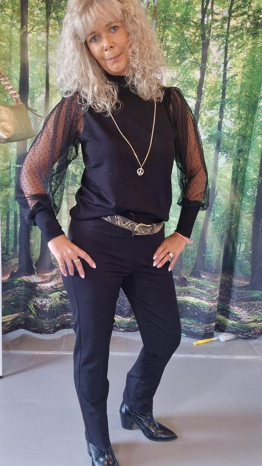 PULLOVER DAMEN FQDOTKA VON FREE/QUENT IN SCHWARZ MZ#00517 Mode-Zauber