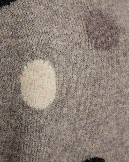 PULLOVER DAMEN FQLOUISA VON FREE/QUENT IN WÜSTENTAUPE MIT SCHWARZ MZ#00391