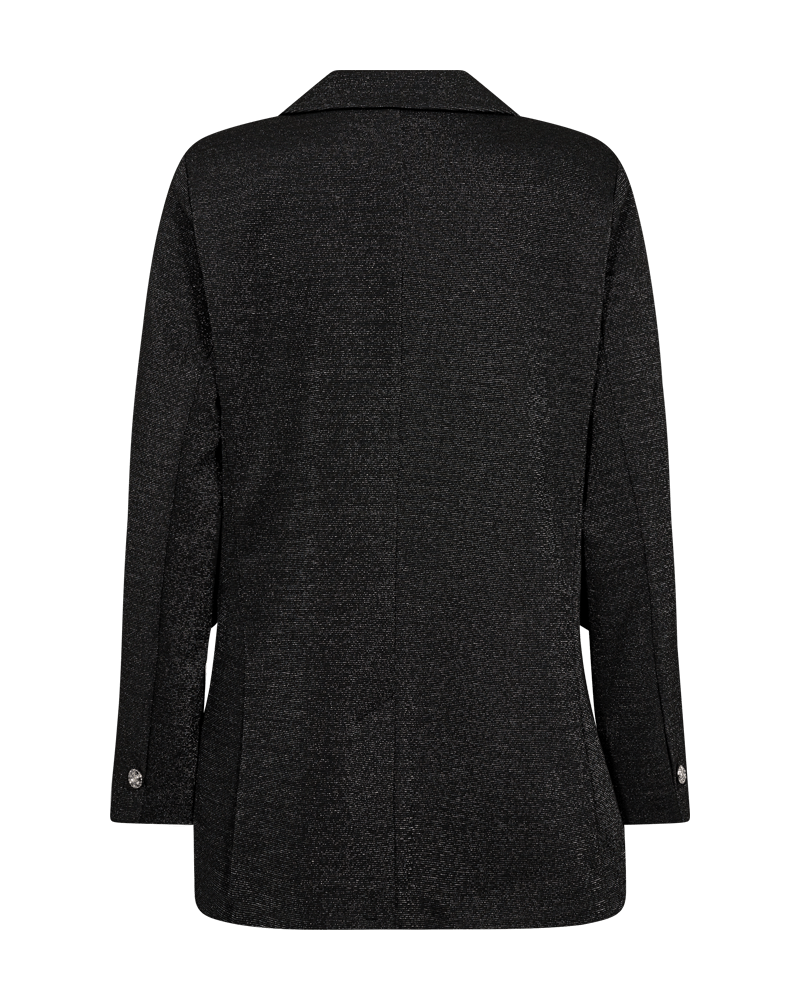 JACKE DAMEN FQNANNILUX VON FREE/QUENT IN SCHWARZ/SILBER MZ#00513 Mode-Zauber