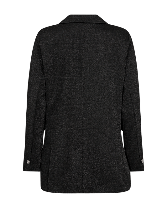 JACKE DAMEN FQNANNILUX VON FREE/QUENT IN SCHWARZ/SILBER MZ#00513 Mode-Zauber