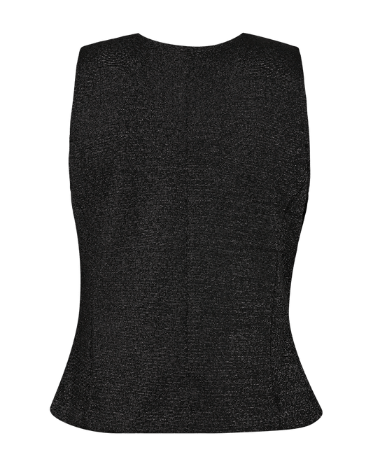 WESTE DAMEN FQNANNILUX VON FREE/QUENT IN SCHWARZ/SILBER MZ#00514 mode-zauber