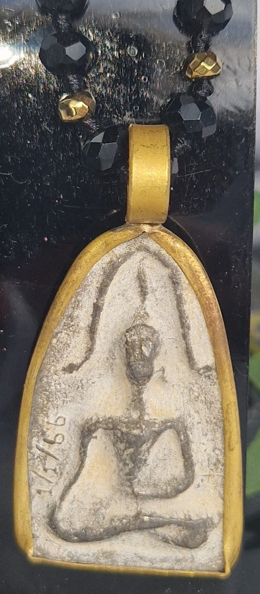 ICON KETTE BUDDHA 52B 6 CM GOLD/BLACK MZ#00115 - Mode-Zauber