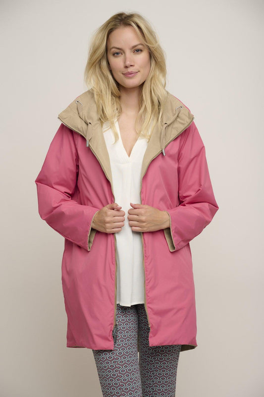 MANTEL DAMEN WENDBAR SAND U LIPGLOSS MZ#00276 Mode-Zauber