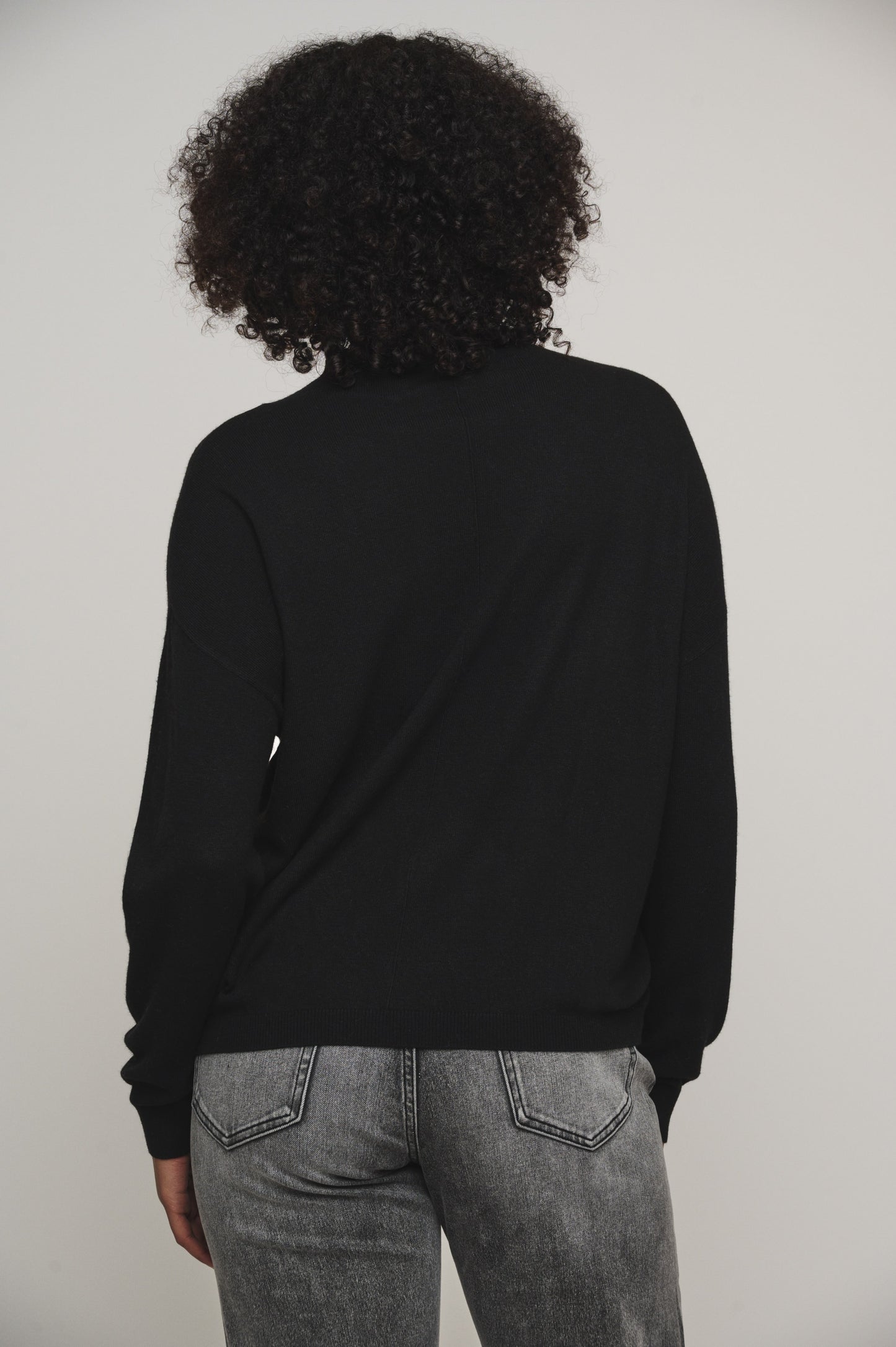 pullover damen emme von rino&pelle  rollkragen schwarz mz#00431