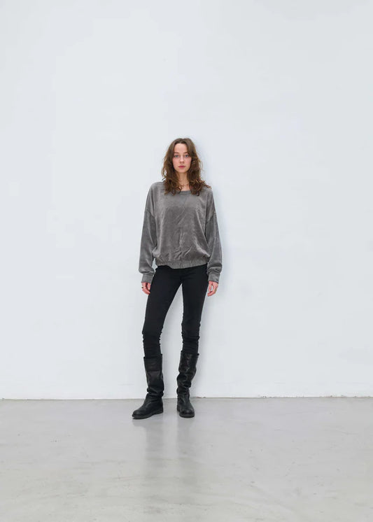 DAMEN SWEATER RENEE VON OUTRYGHT IN VINTAGE ROSE MZ#00625