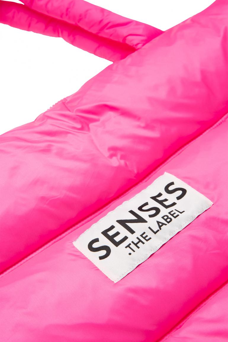 PUFFER WEEKENDER BAG AMO:RA VON SENSES IN VIVID PINK MZ#00888 Mode-Zauber