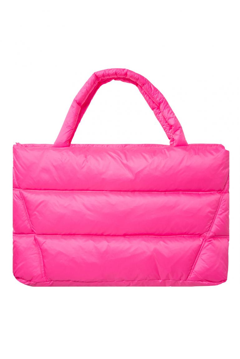 PUFFER WEEKENDER BAG AMO:RA VON SENSES IN VIVID PINK MZ#00888 Mode-Zauber