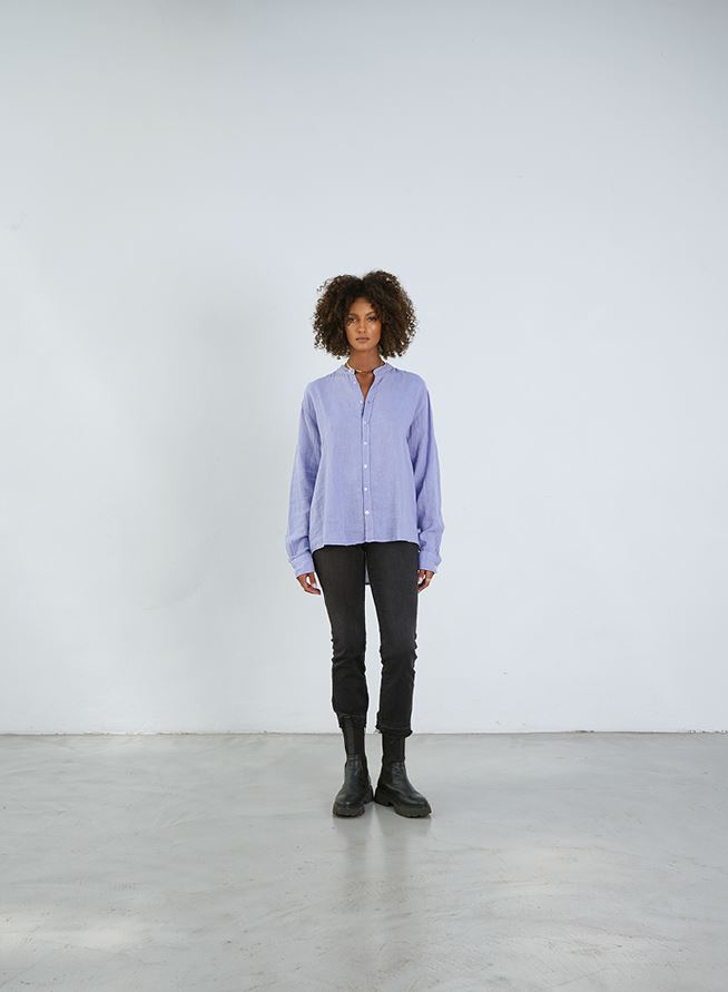 BLUSE MOHSIN VON OUTRYGHT IN PURPLE TONIC MZ#00716