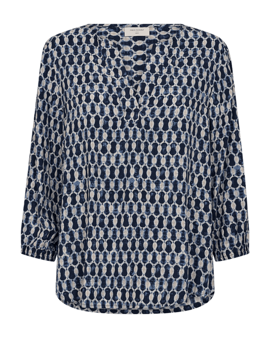 BLUSE FQADNEY VON FREE/QUENT SALUTE MIT MONDSTRAHLEN MZ#00870 Mode-Zauber