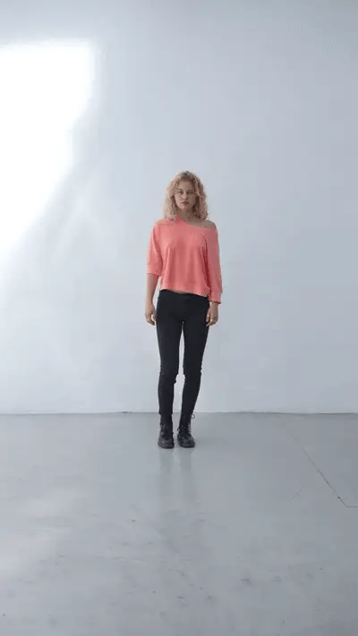 T-SHIRT CORY T VON OUTRYGHT IN PEACH AMBER MZ#00718 Mode-Zauber