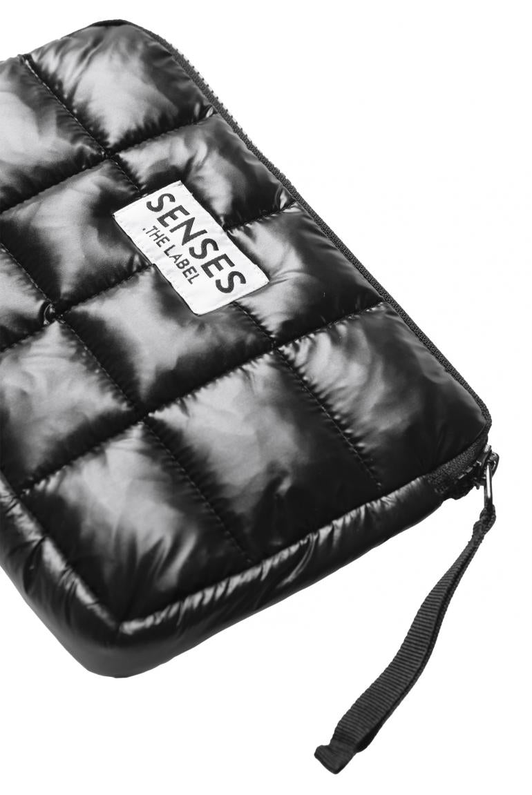 PUFFER COSMETIC BAG ALLI:SON VON SENSES IN BLACK MZ#00943 Mode-Zauber