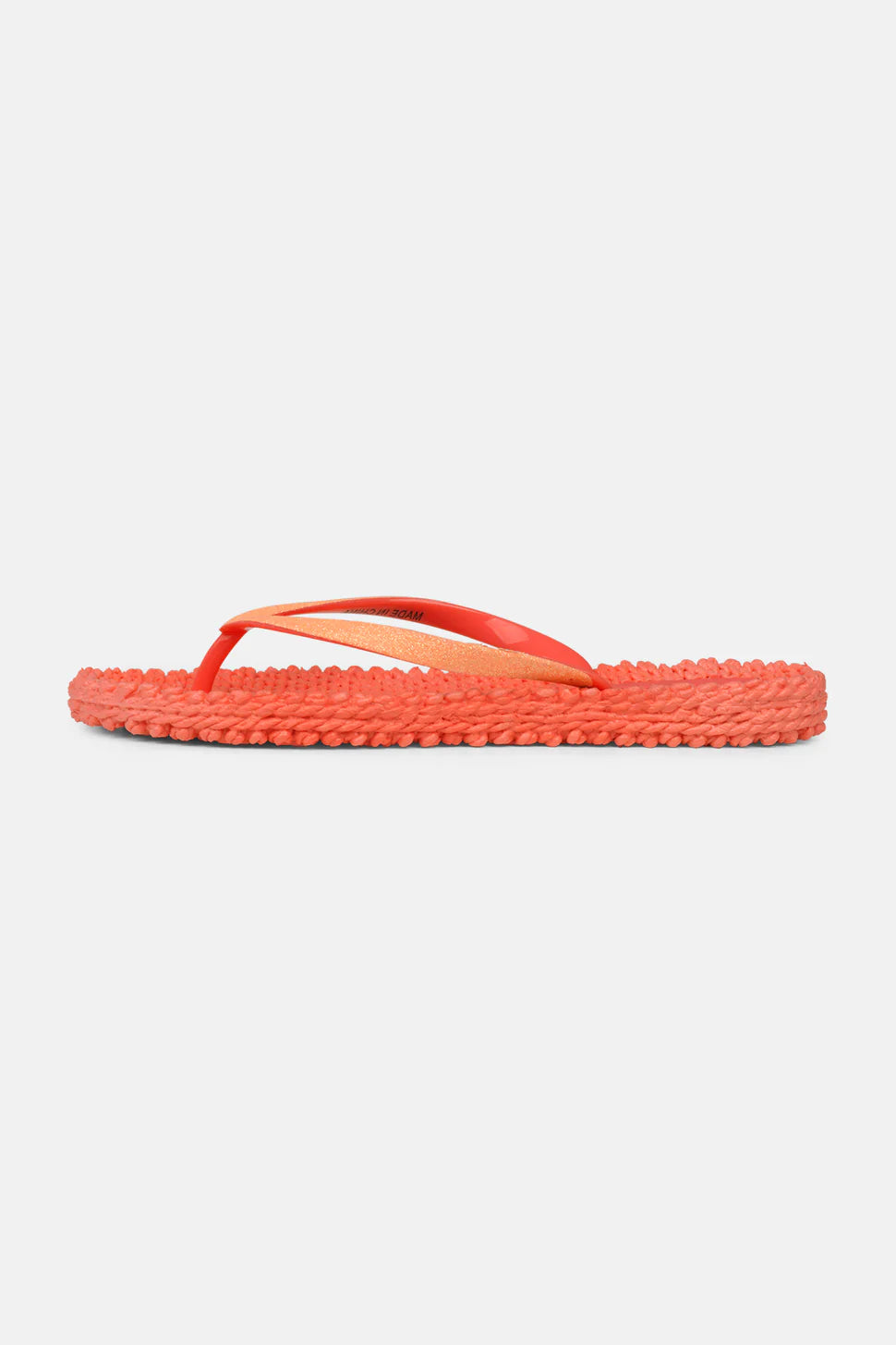 FLIP FLOP VON ILSE JACOBSEN MIT GLITZER IN INDIAN RED MZ#00801 Mode-Zauber