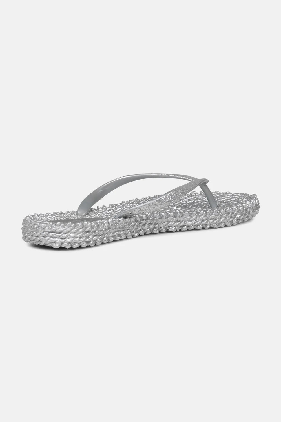 FLIP FLOP VON ILSE JACOBSEN MIT GLITZER IN SILVER MZ#00803 Mode-Zauber