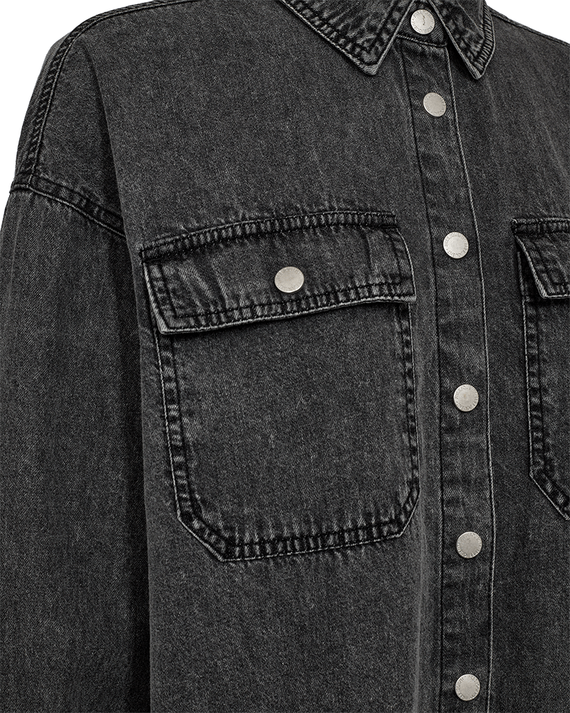 HEMD FQLISEA VON FREE/QUENT IN VINTAGE GREY DENIM MZ#00926