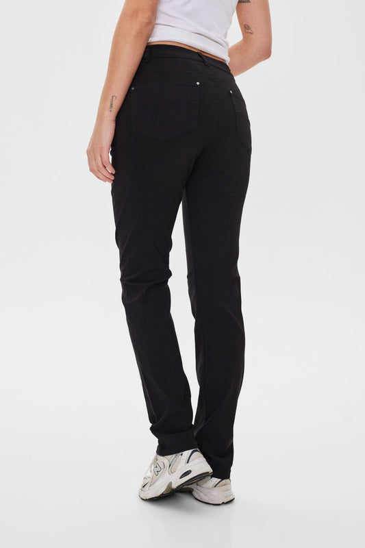 HOSE FQADINA-PA-GERADE-POWER VON FREE/QUENT IN SCHWARZ MZ#00759 Mode-Zauber