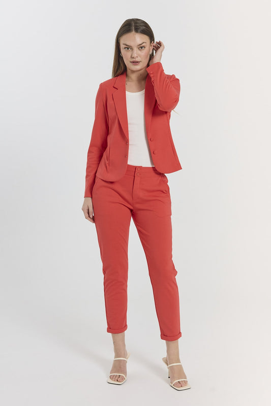 HOSE FQNANNI-ANKLE-PA VON FREE/OUENT IN BITTERSWEET MZ#00764 Mode-Zauber