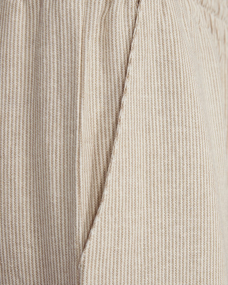 HOSE FQLAVA VON FREE/QUENT IN SIMPLY TAUPE MIT OFF-WHITE MZ#00766 Mode-Zauber