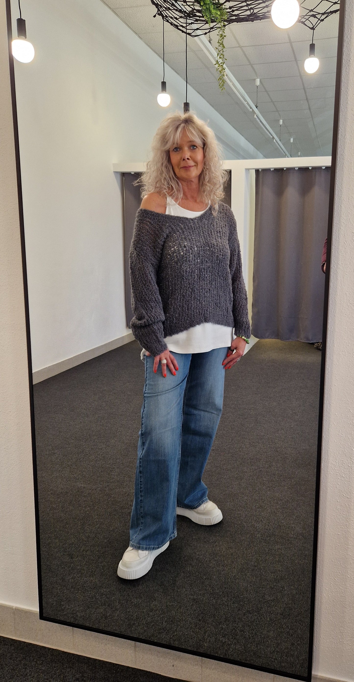 JEANS WIDE LEG VON VICOLO IN BLAU MZ#00786 Mode-Zauber