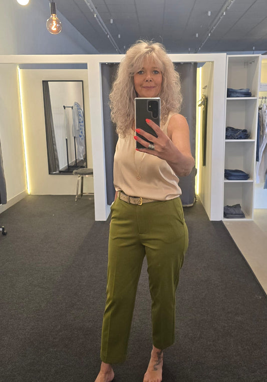 HOSE VON VICOLO IN GRUEN MZ#00789 Mode-Zauber