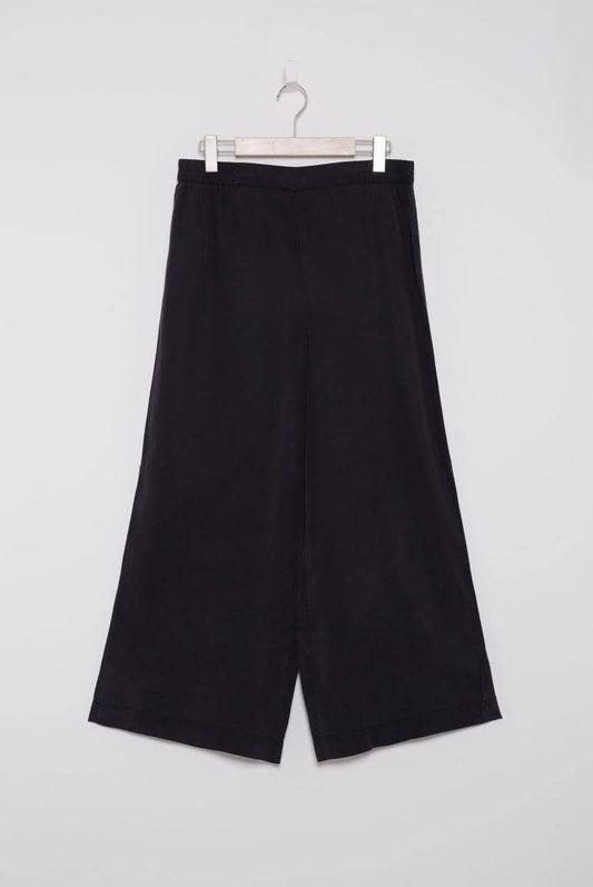 HOSE WIDE LEG PA:LO AUS LYOCELL VON SENSES IN NIGHT NAVY MZ#00862 Mode-Zauber