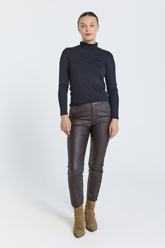 HOSE FQSOLVEJ-ANKLE-PA-COOPER VON FREE/QUENT IN COFFEE BEAN MZ#00959 Mode-Zauber