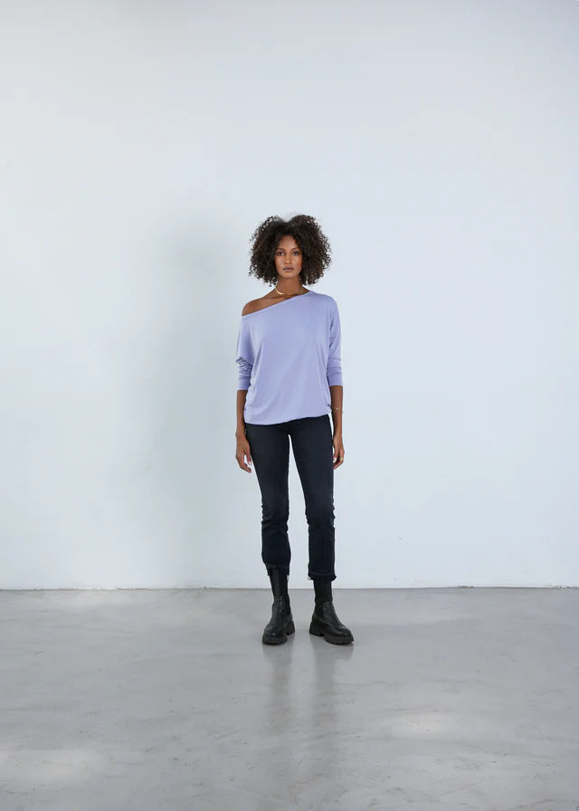T-SHIRT INO VON OUTRYGHT IN PURPLE TONIC MZ#00723 Mode-Zauber