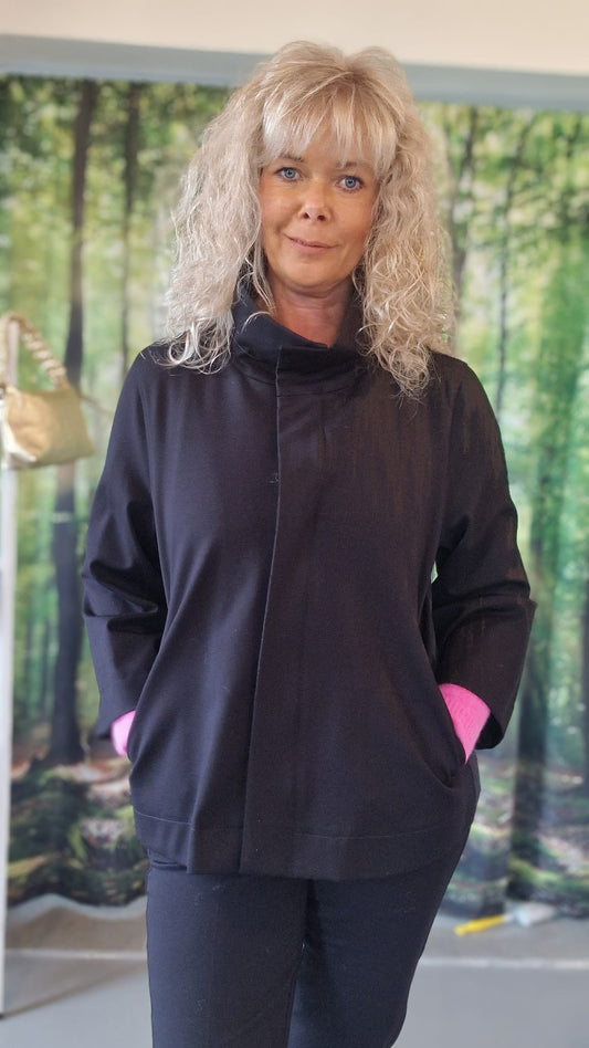 DAMENJACKE MONACO VON DUE AMANTI IN SCHWARZ MZ#00601 Mode-Zauber