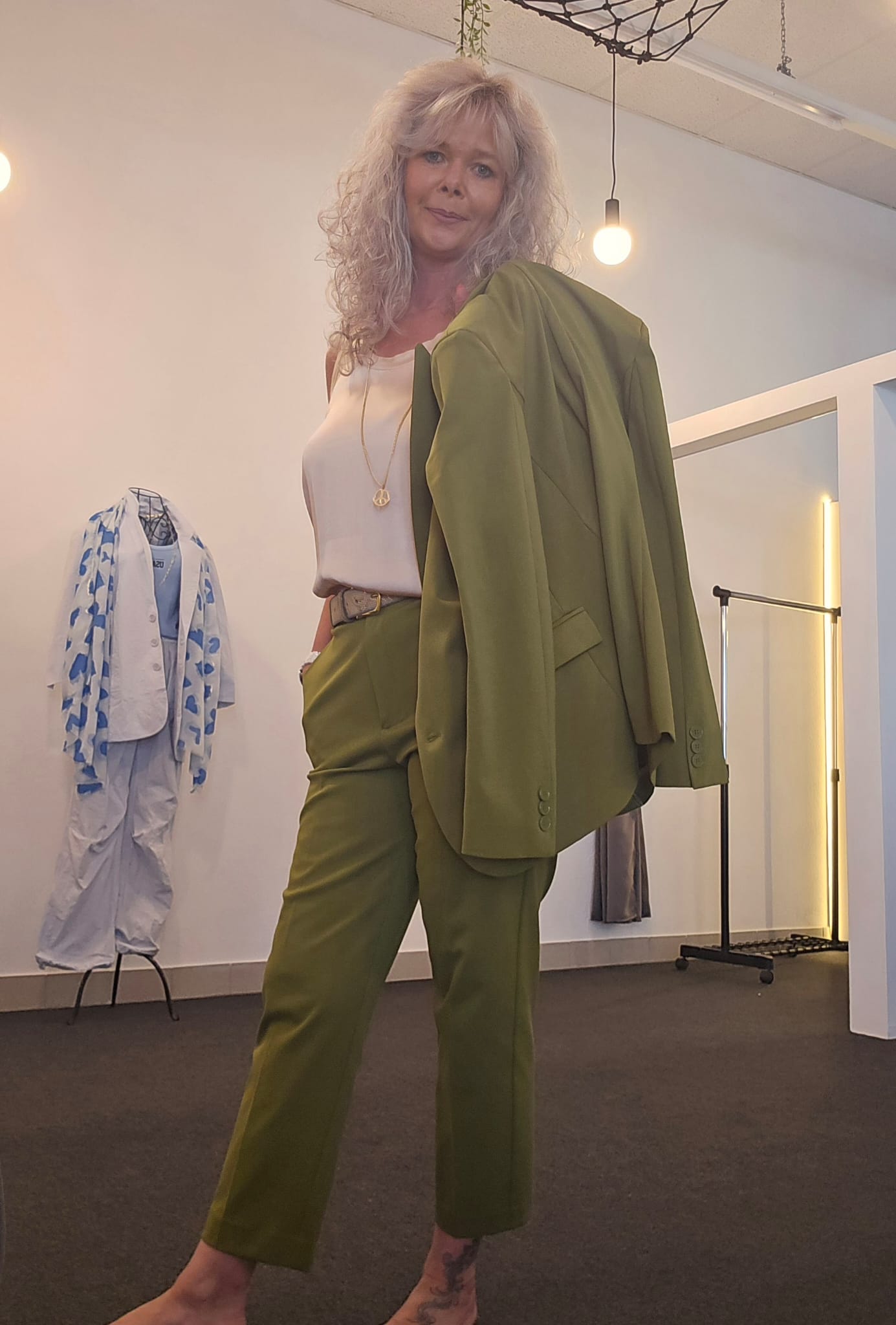 JACKE DAMEN VON VICOLO IN GRUEN MZ#00788 Mode-Zauber