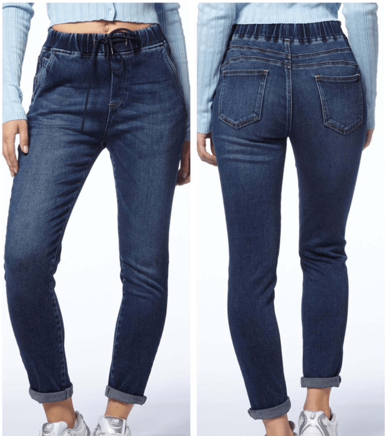 JEANS VON 3D DEMIN IN BLAU MZ#00778 Mode-Zauber