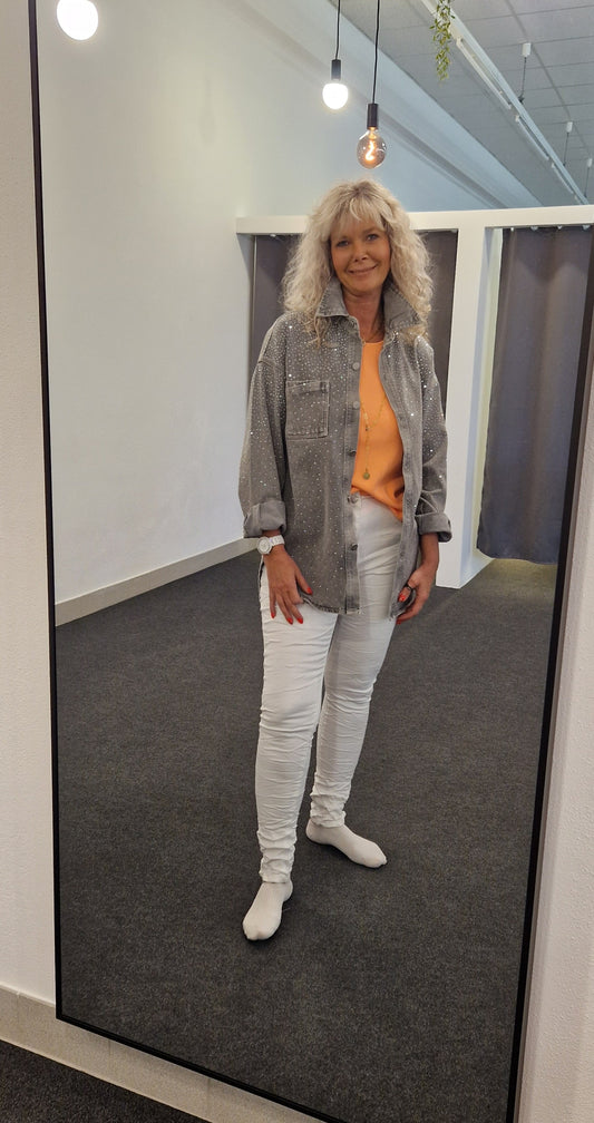 JEANS VON SEWELLY IN WEISS MZ#00841 Mode-Zauber