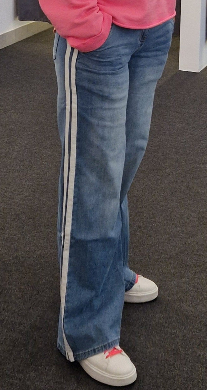 JEANS VON TOXIK MIT STREIFEN IN BLAU MZ#00842 Mode-Zauber