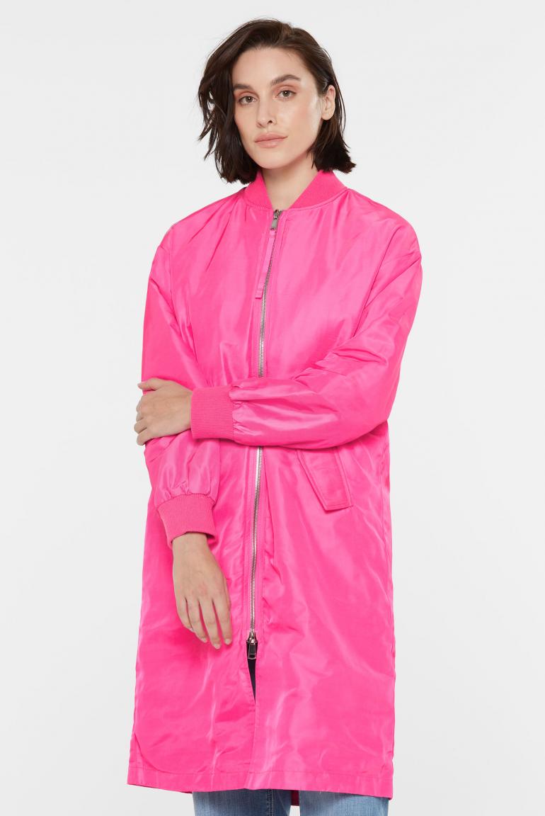 LANGE JACKE O:HIO IM BLOUSON-STIL VON SENSES IN LIGHT SAGE MZ#00878