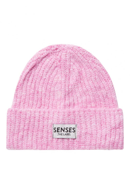 STRICKMUETZE AL:PS VON SENSES IN ROSE PINK MELANGE MZ#00944 Mode-Zauber