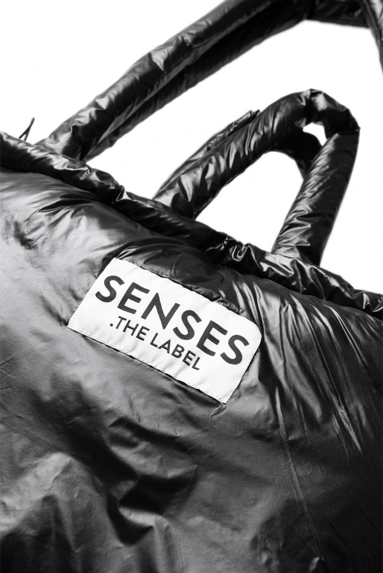 PUFFER TOTE BAG AD:NA VON SENSES IN BLACK MZ#00942 Mode-Zauber
