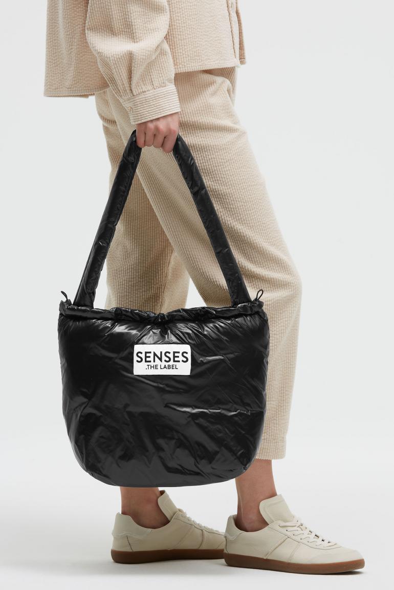 PUFFER TOTE BAG AD:NA VON SENSES IN BLACK MZ#00942 Mode-Zauber