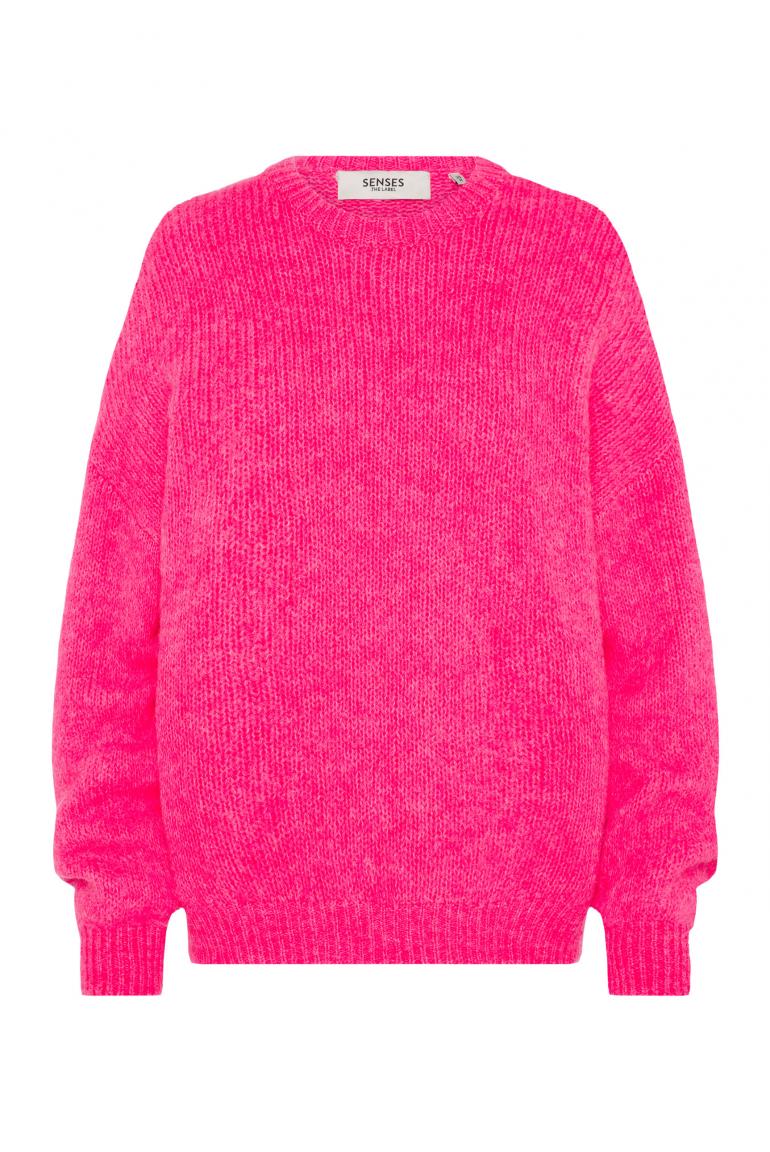 FLAUSCHIGER PULLOVER KA:MILE VON SENSES IN NEON PINK MZ#00880 Mode-Zauber
