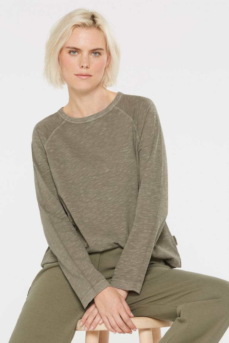 LONGSLEEVE TAB:BY MIT RAGLANÄRMEL VON SENSES MZ#00881 Mode-Zauber
