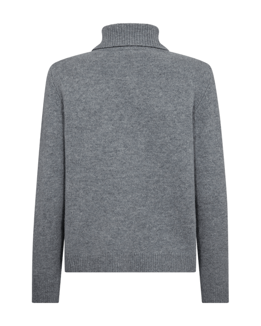 PULLOVER FQWINKA VON FREE/QUENT IN MITTELGRAU MLG. MZ#00969 Mode-Zauber