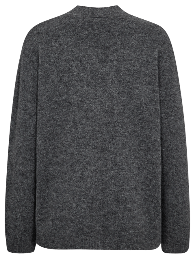 PULLOVER DAMEN FQGRSEVALIN VON FREE/QUENT IN DUNKEL GRAU MZ#00590 mode-zauber