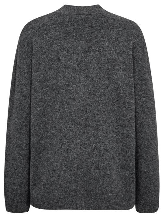 PULLOVER DAMEN FQGRSEVALIN VON FREE/QUENT IN DUNKEL GRAU MZ#00590 mode-zauber