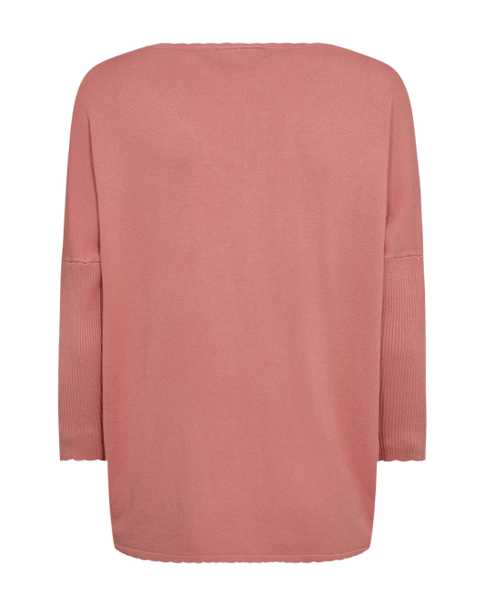 PULLOVER DAMEN FQJONE VON FREE/QUENT IN BURNT CORAL MZ#00569