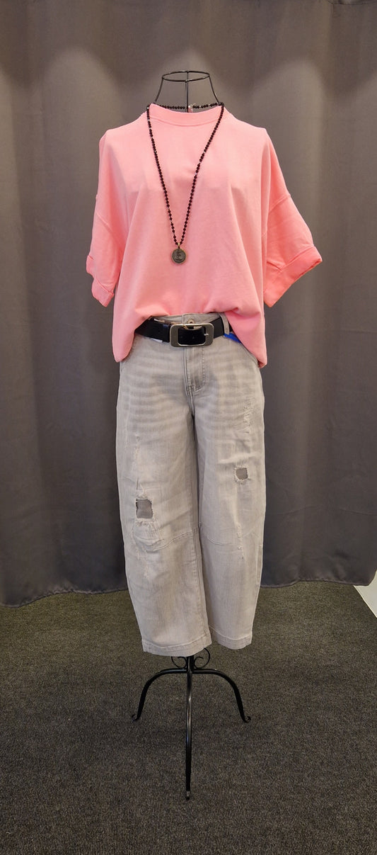 PULLOVER VON THESHIRT PROJEKT IN NEON PINK MZ#00737 Mode-Zauber