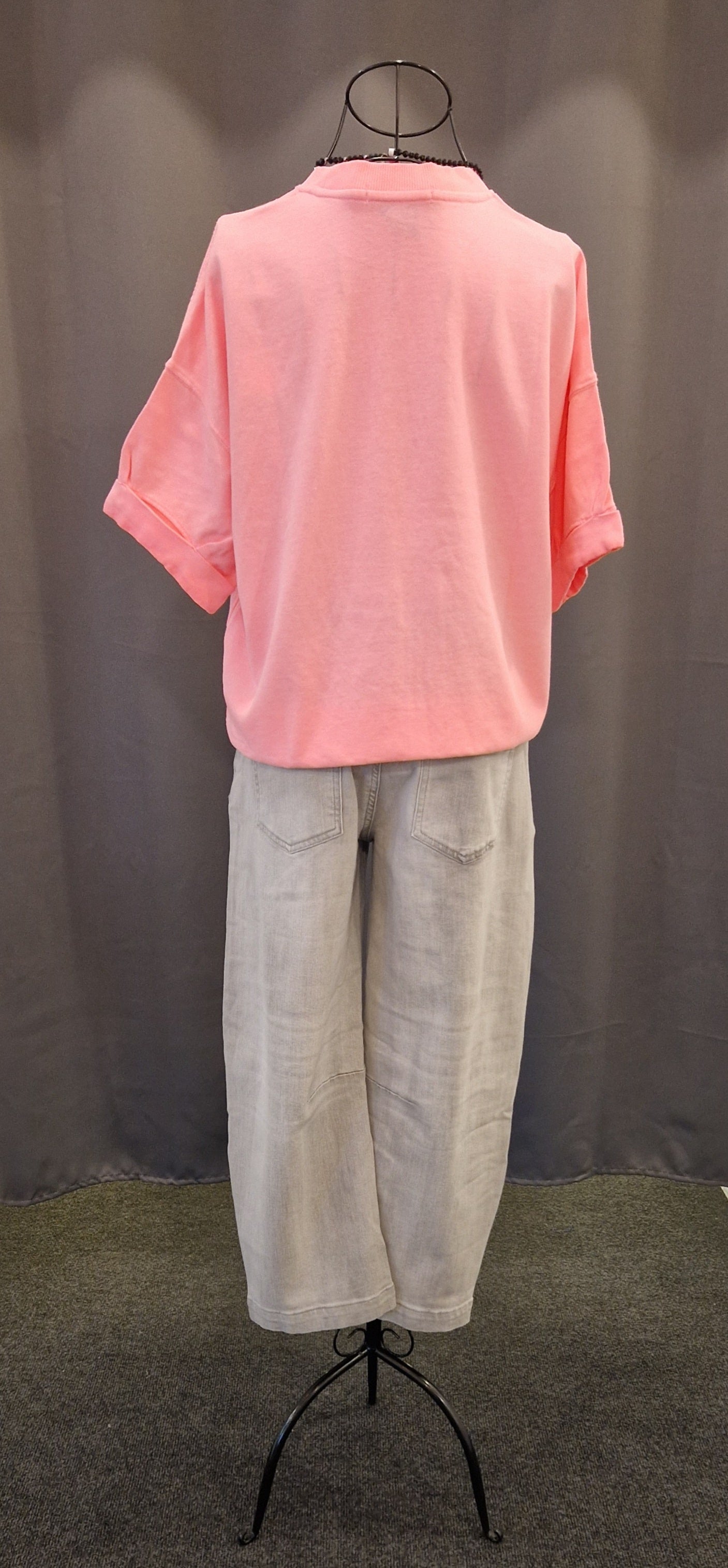 PULLOVER VON THESHIRT PROJEKT IN NEON PINK MZ#00737 Mode-Zauber