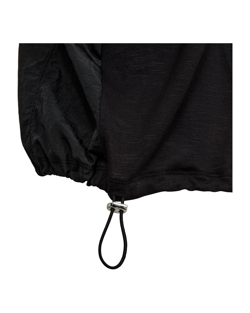 T-SHIRT FQIVORA VON FREE/OUENT IN SCHWARZ MZ#00676