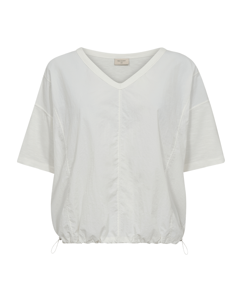T-SHIRT FQIVORA VON FREE/OUENT IN STERN OFF-WHITE MZ#00679