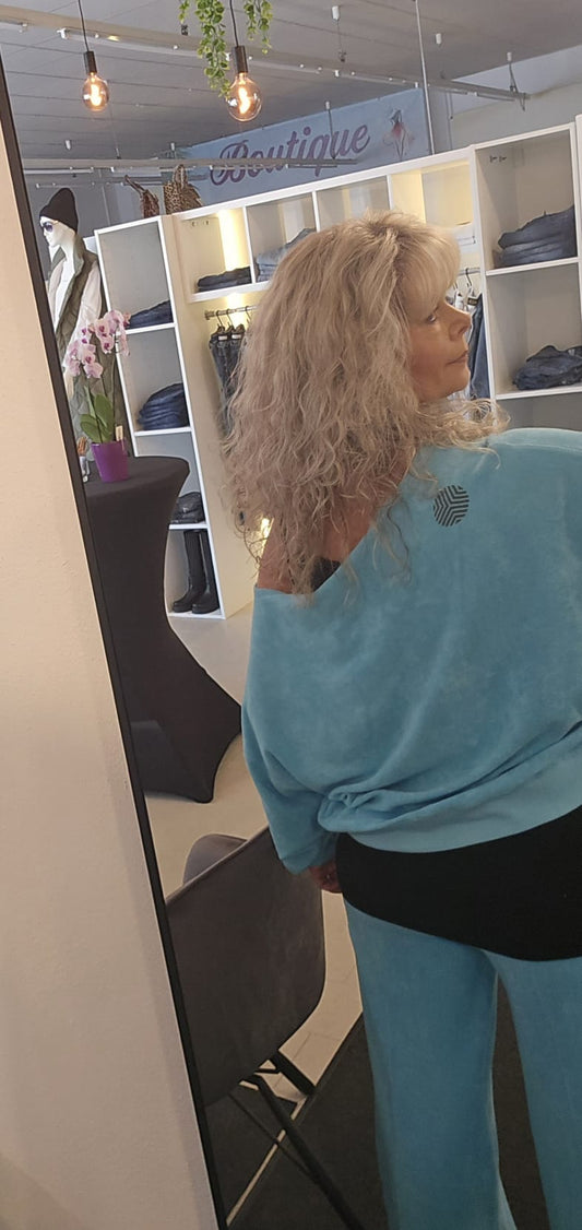 T-SHIRT CORY T VON OUTRYGHT IN BLUE CUARCO MZ#00720 Mode-Zauber