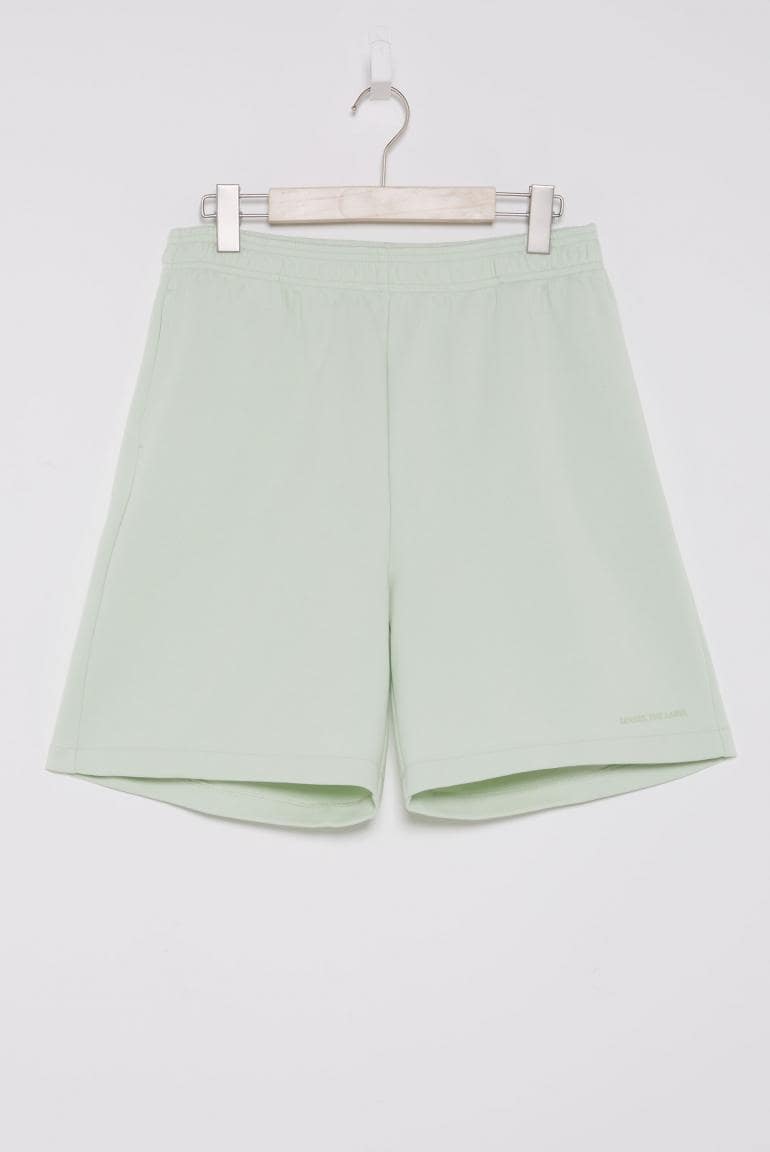 SWEATSHORTS PAL:MAS AUS INTERLOCK VON SENSES IN PASTEL LIME MZ#00859 Mode-Zauber